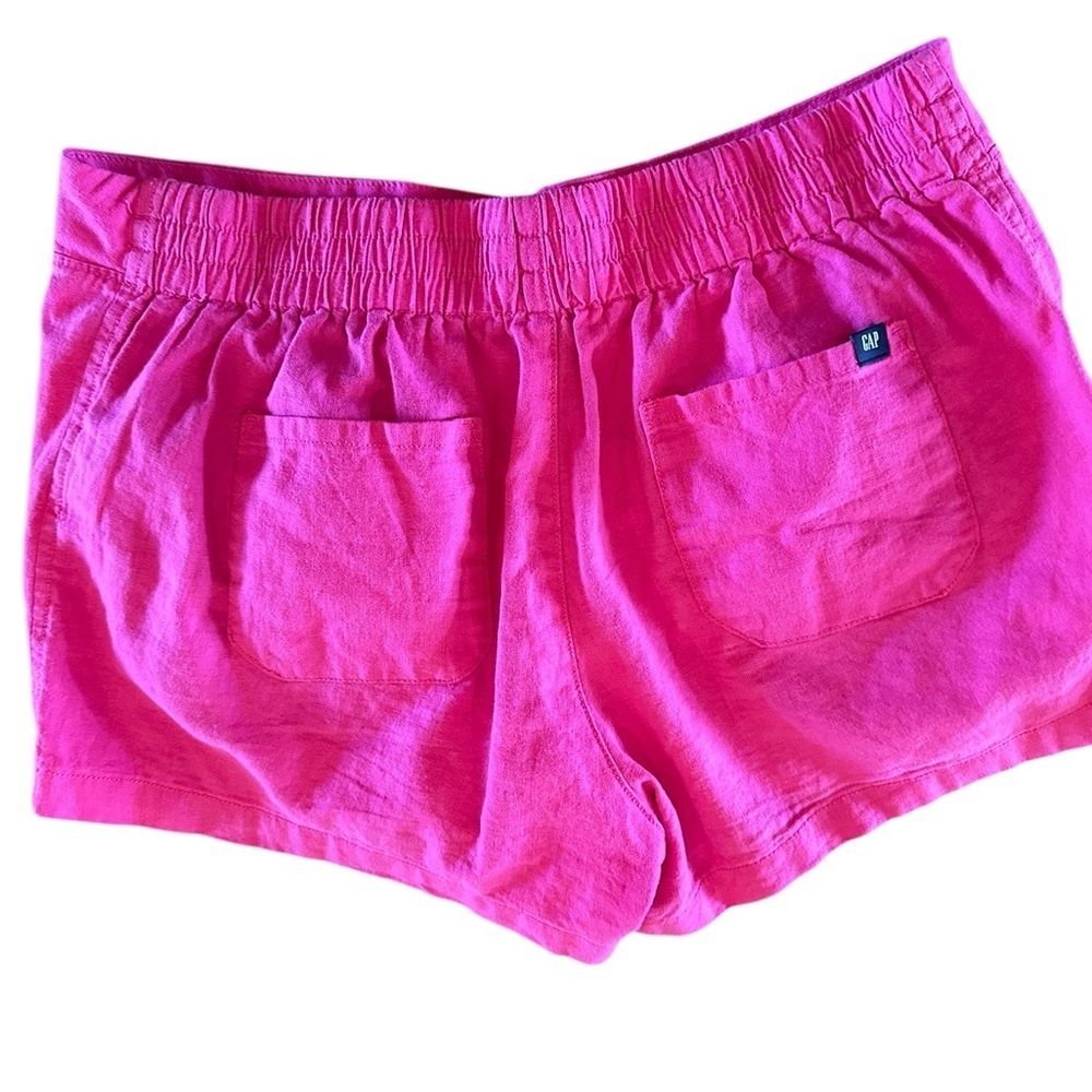 Women’s GAP Pink Cotton 3” Inseam Shorts Size Large - Picture 2 of 6